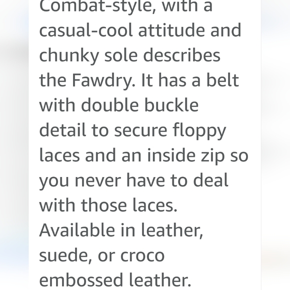 NEW Vince Camuto Women's Fawdry Combat Boot SIZE 7.5 - Picture 9 of 9